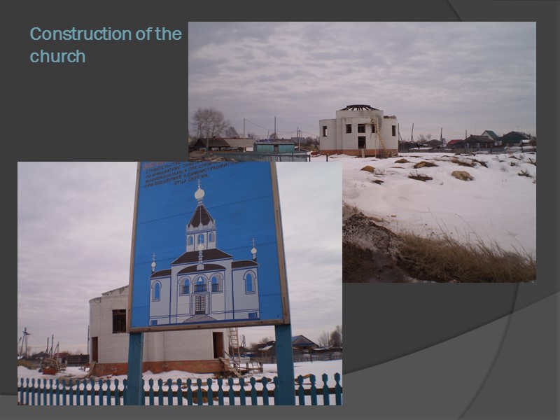 Construction of the church